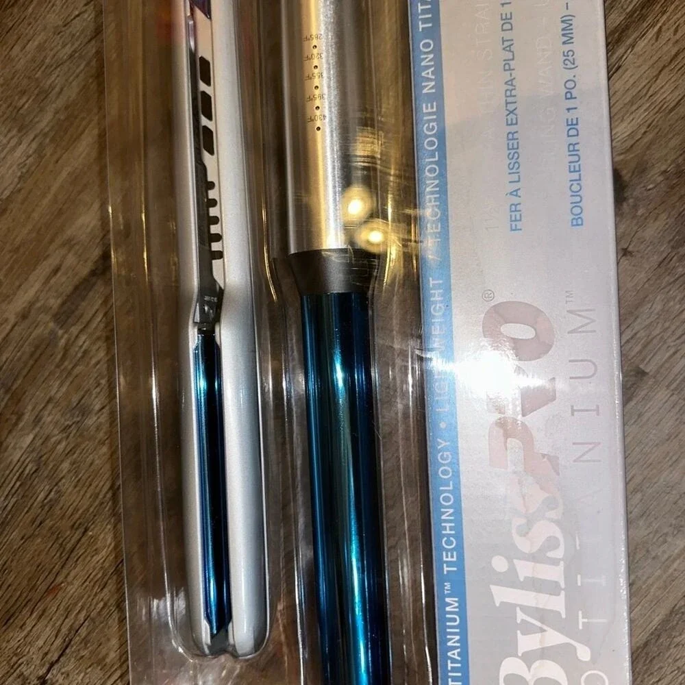 Babyliss PRO Nano‎ Titanium Ultra Thin Flat Iron & Curling Wand Limited